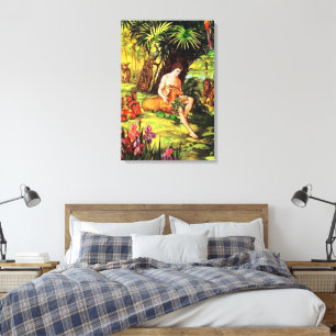Genesis 2 God Makes the First Man Canvas Print