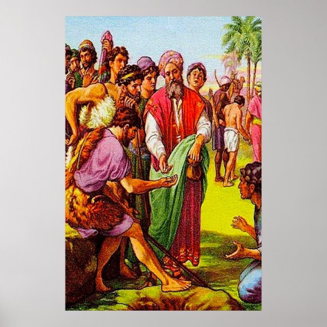 Genesis 37 Joseph's Brothers Sell Him poster (Front)
