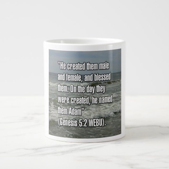 Genesis 5:2 WEBU Mug (Front)