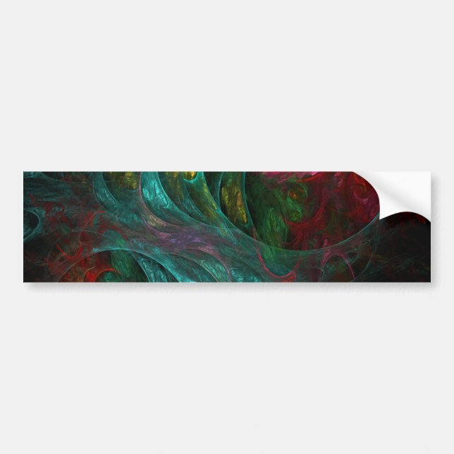 Genesis Abstract Art Bumper Sticker (Front)
