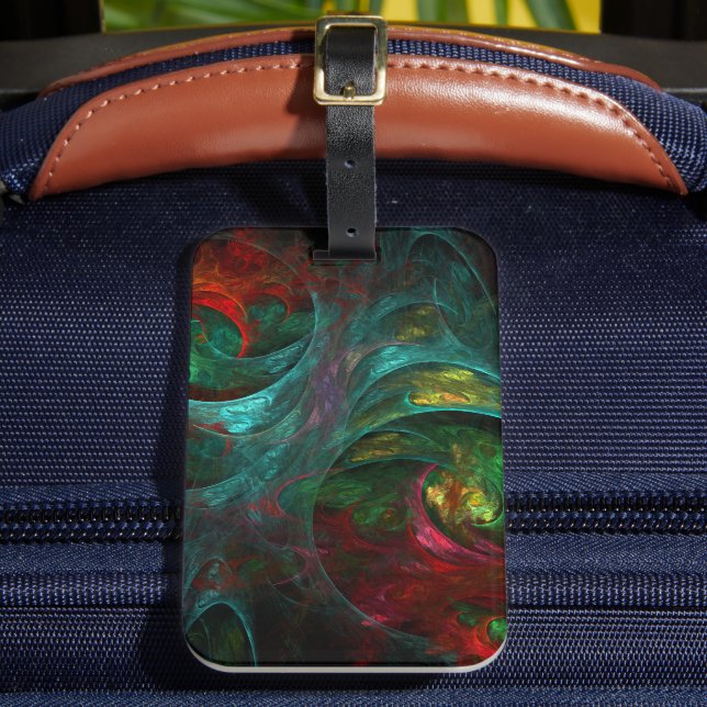 Genesis Abstract Art Luggage Tag (Front Insitu 2)