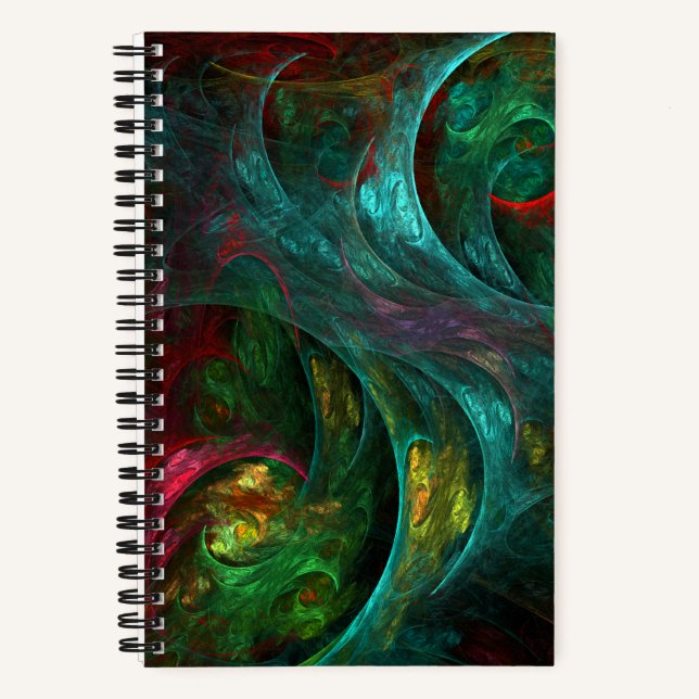 Genesis Abstract Art Notebook (Front)