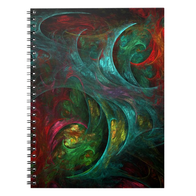 Genesis Abstract Art Notebook (Front)