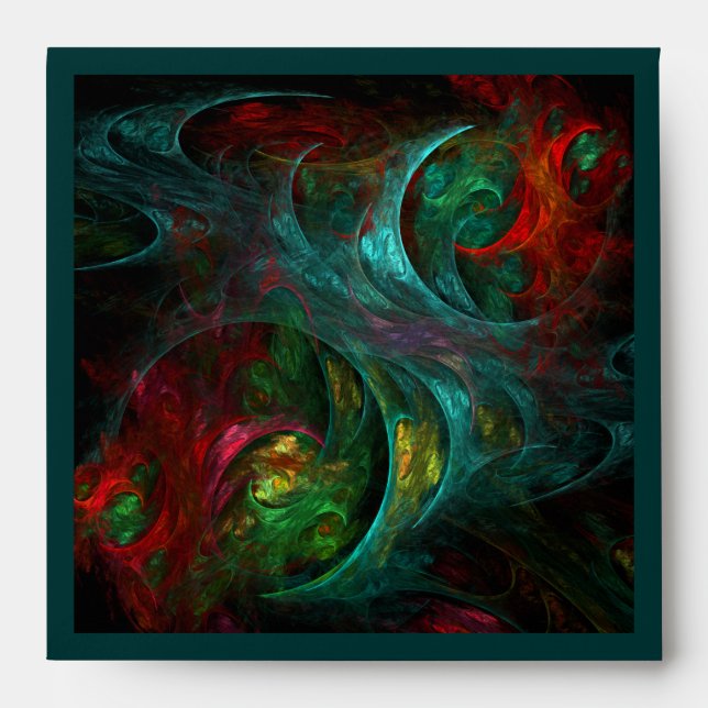 Genesis Abstract Art Square Envelope (Front)