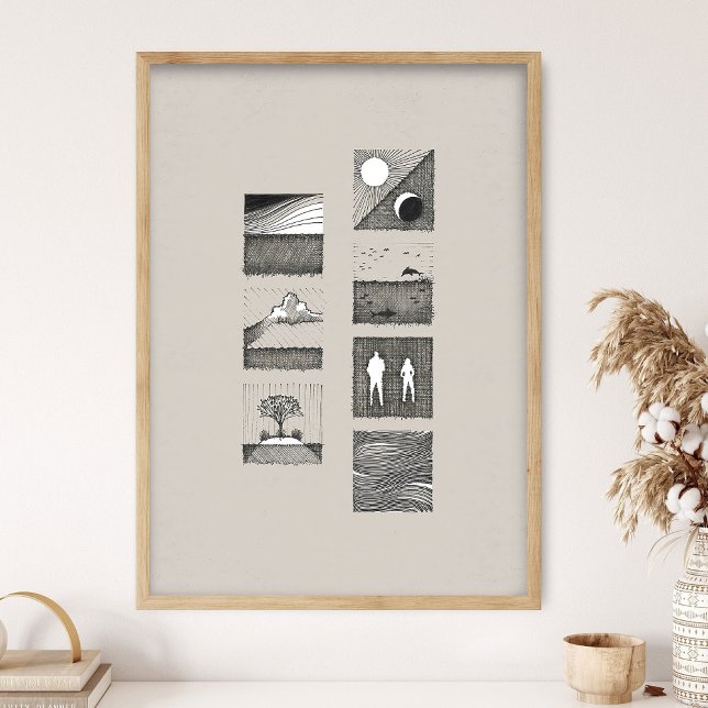 Genesis Art, Days of Creation, In the beginning,  Poster (Creator Uploaded)