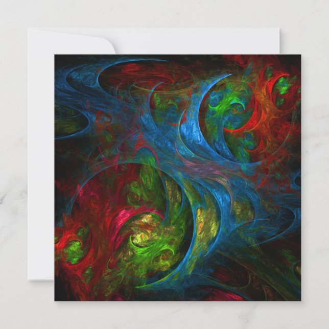 Genesis Blue Abstract Art (Front)