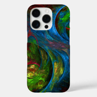 Genesis Blue Abstract Art iPhone 16 Pro Case