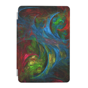 Genesis Blue Abstract Art iPad Mini Cover