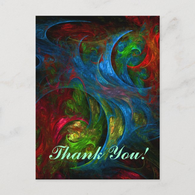 Genesis Blue Thank You Postcard (Front)