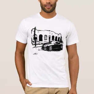Genesis Coupe black and white graphics T-Shirt
