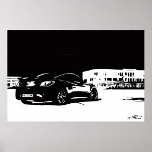 Genesis Coupe rear stance Poster