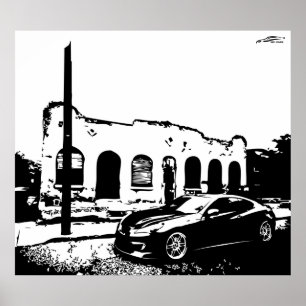 Genesis Coupe rolling shot Poster