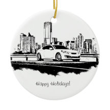 Genesis Coupe Side Shot Black Brushstroke