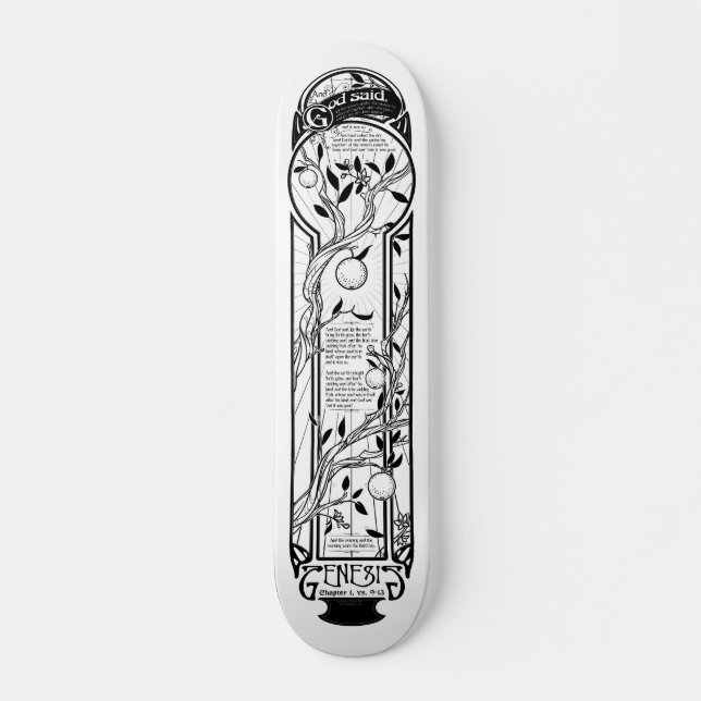 Genesis: Day 3 Skate Deck (Front)