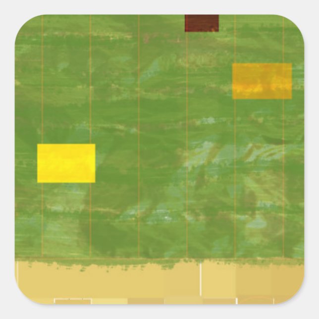 Genesis Day 3: Vegetation 2014 Square Sticker (Front)