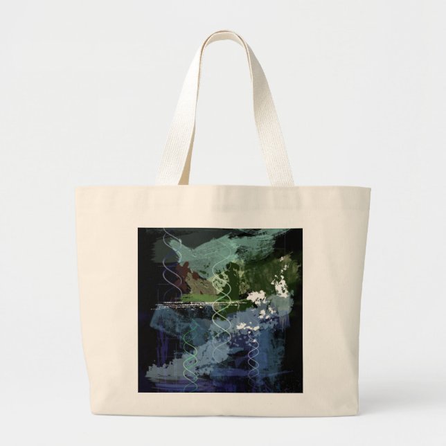 Genesis Day 5: Creatures Large Tote Bag (Front)