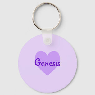 Genesis in Purple Key Ring