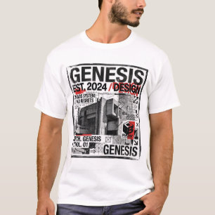 Genesis Industrial Brutalist Architecture T-Shirt