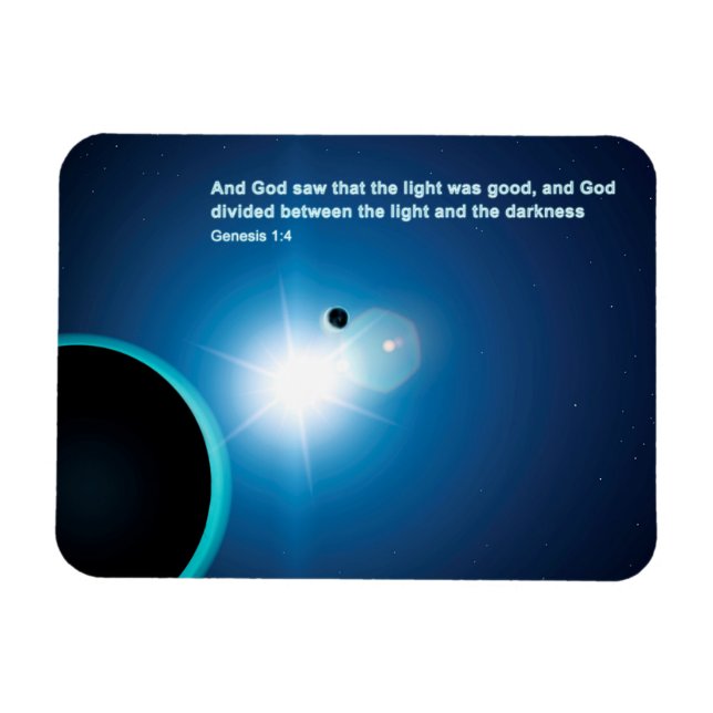 Genesis - Light And Darkness Magnet (Horizontal)