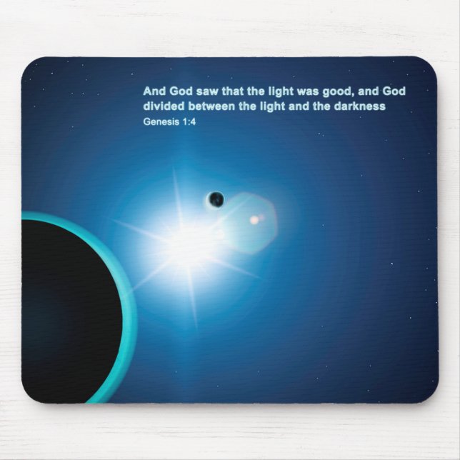 Genesis - Light And Darkness Mouse Mat (Front)