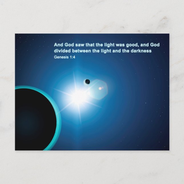 Genesis - Light And Darkness Postcard (Front)