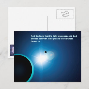 Genesis - Light From Darkness Postcard