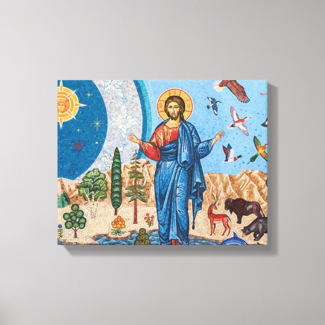 Genesis mosaic Premium Wrapped Canvas (Gloss) (Front)