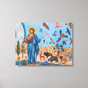 Genesis mosaic Premium Wrapped Canvas (Gloss)
