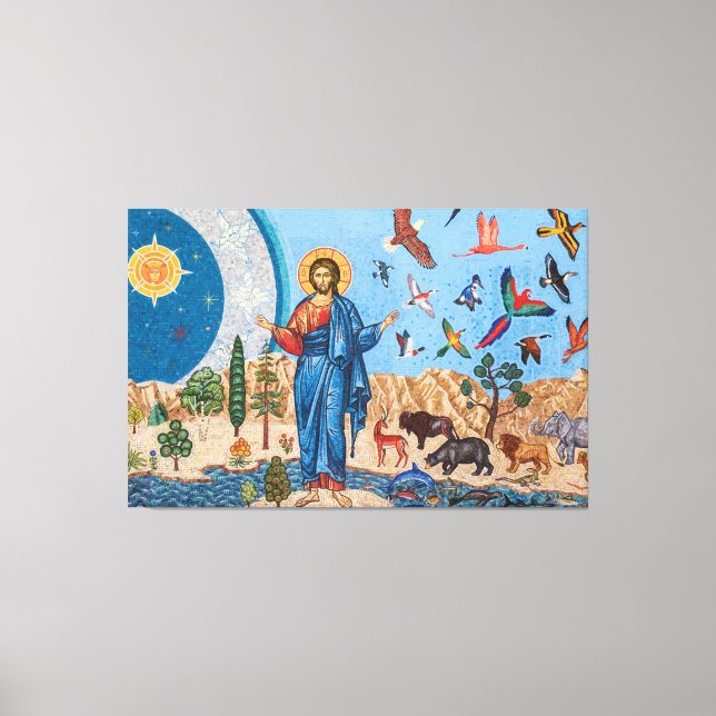 Genesis mosaic Premium Wrapped Canvas (Gloss) (Front)