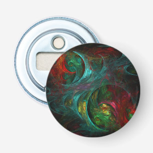 Genesis Nova Abstract Art Button Bottle Opener