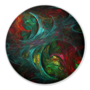 Genesis Nova Abstract Art Ceramic Knob