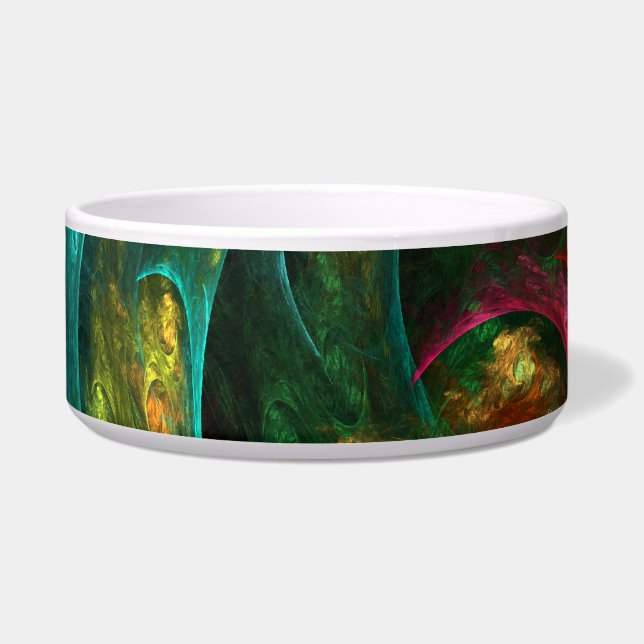 Genesis Nova Abstract Art Dog Bowl (Front)