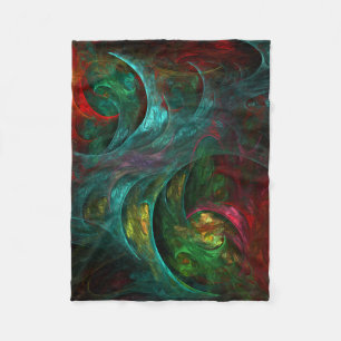 Genesis Nova Abstract Art Fleece Blanket