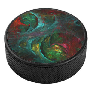 Genesis Nova Abstract Art Hockey Puck
