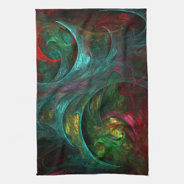 Genesis Nova Abstract Art Kitchen Towel (Vertical)