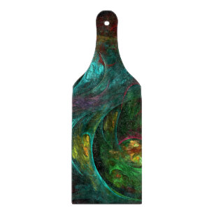 Genesis Nova Abstract Art Paddle Cutting Board
