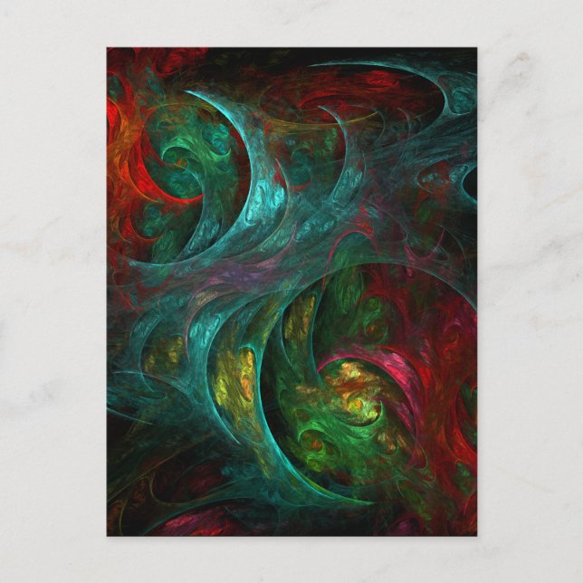 Genesis Nova Abstract Art Postcard (Front)