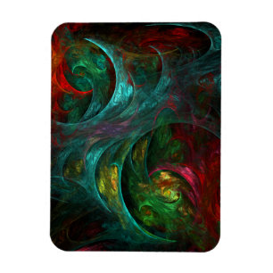 Genesis Nova Abstract Art Premium Magnet
