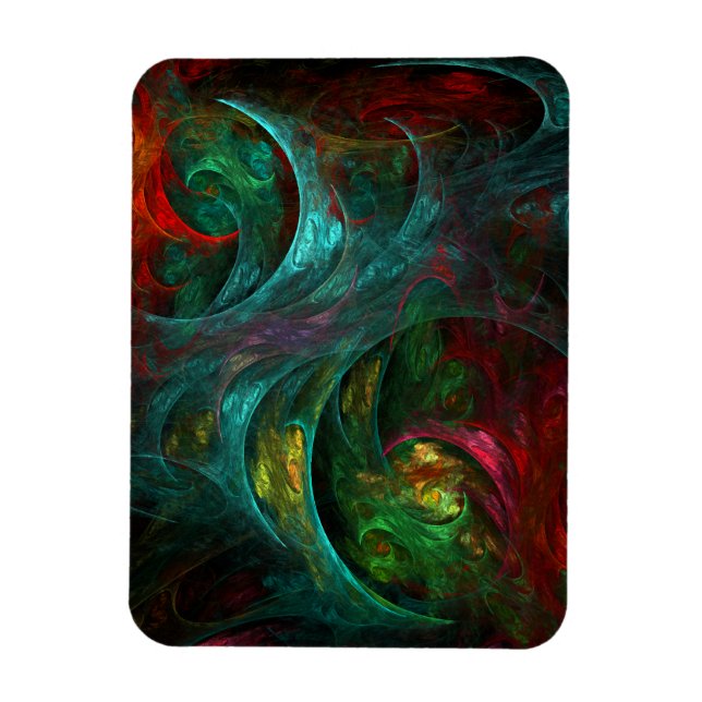 Genesis Nova Abstract Art Premium Magnet (Vertical)
