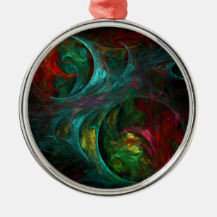 Genesis Nova Abstract Art Round Metal Tree Decoration