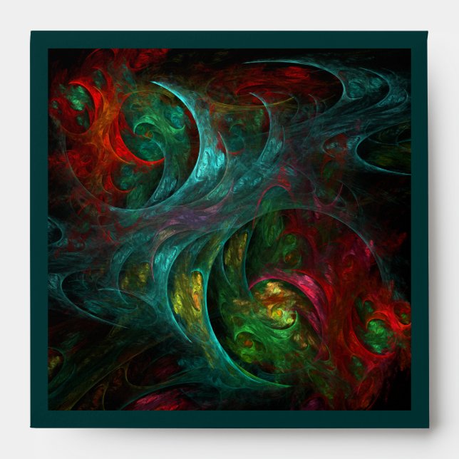 Genesis Nova Abstract Art Square Envelope (Front)