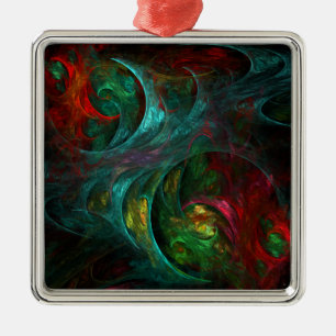Genesis Nova Abstract Art Square Metal Tree Decoration