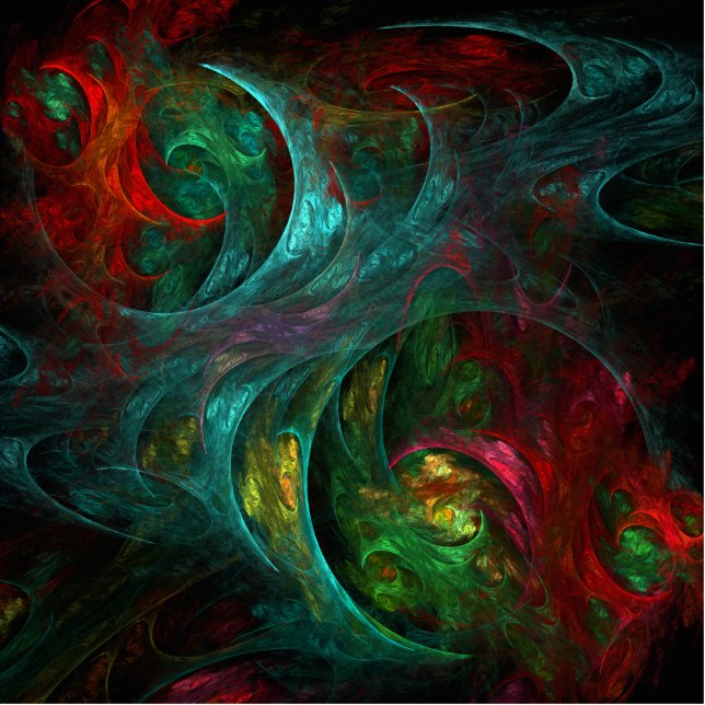 Genesis Nova Abstract Art Standing Photo Sculpture (Front)