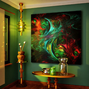 Genesis Nova Abstract Art Wrapped Canvas Print