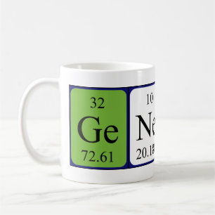 Genesis periodic table name mug