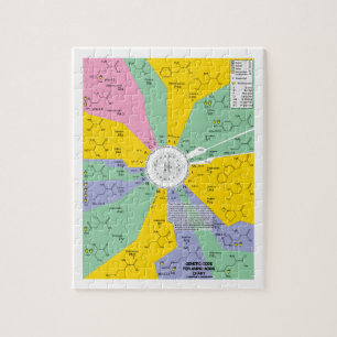 Genetic Code For Amino Acids (Chart Wheel) Jigsaw Puzzle