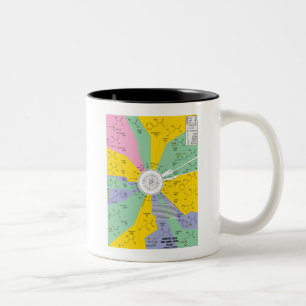 Genetic Code For Amino Acids (Chart Wheel) Two-Tone Coffee Mug
