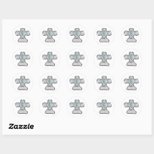 Genetic counseling classic round sticker
