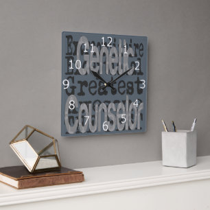 Genetic Counsellor Extraordinaire Square Wall Clock