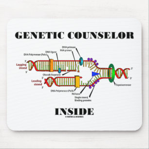 Genetic Counsellor Inside (DNA Replication) Mouse Mat